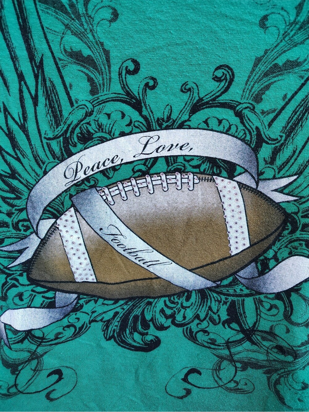 Katydid Football Rhinestone Top - Picture 6 of 8